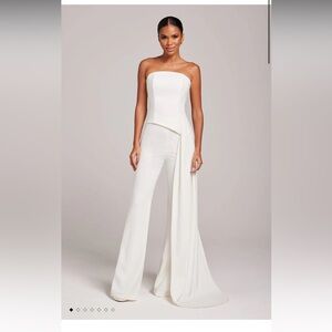 Nadine Merabi Faye White top and Charlotte White pants. S/M in top & S/M bottom.